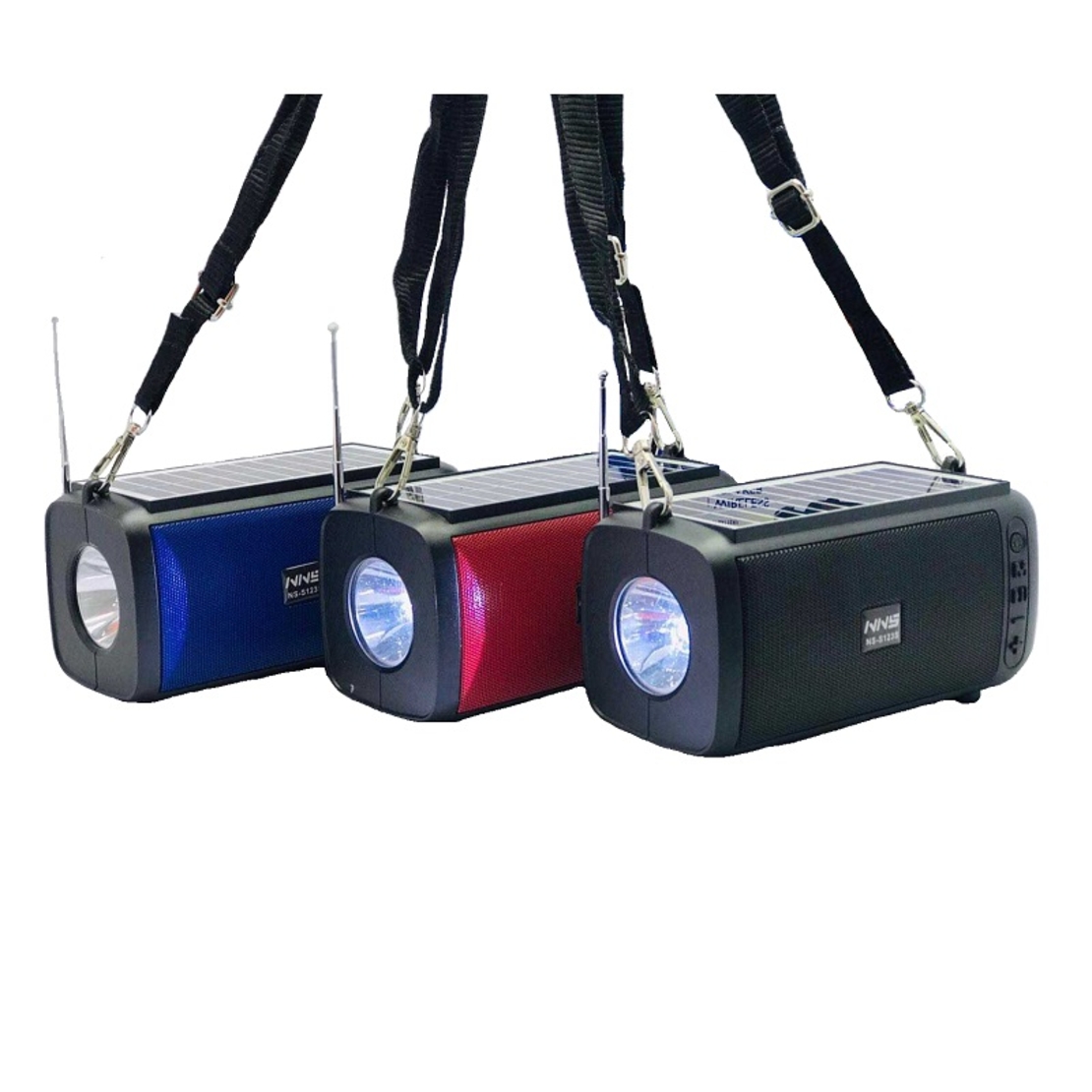 Безжична Bluetooth тонколона- Solar - NS123S - 881391 - Черна