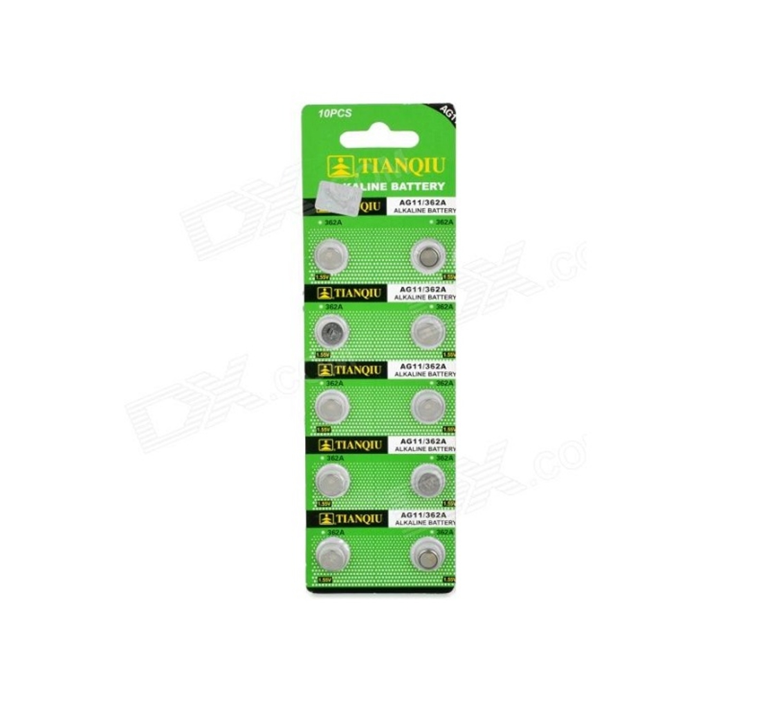 Алкални батерии - AG11/362A – 1.55V - 10pcs - 681118