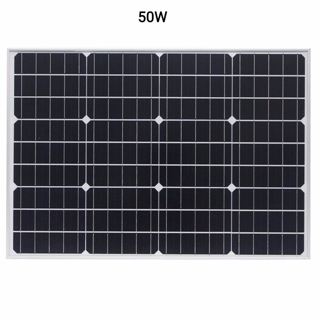 Монокристален соларен панел - Solar Panel - 50W - 676128