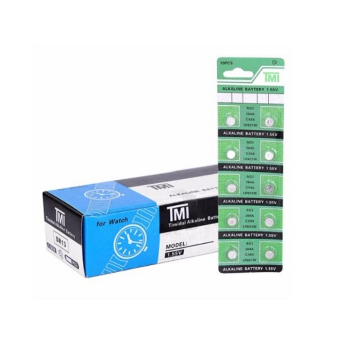 Алкални батерии - AG1 - 1.55V - 10pcs - 681019