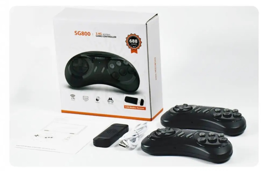 Преносима конзола за игра с два безжични контролера - SG800 - 887660