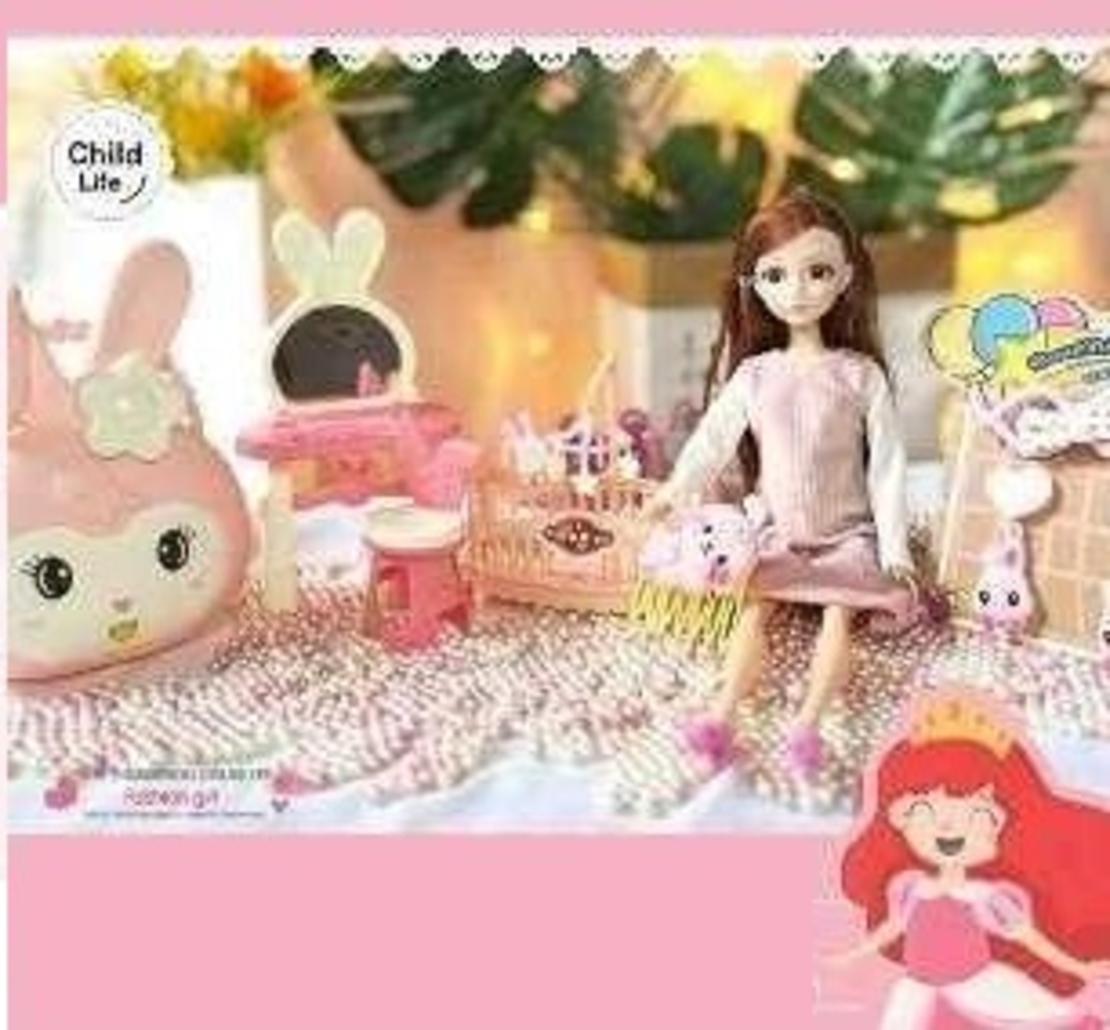 Игрален комплект - Кукла с аксесоари  - P80003 - 345125