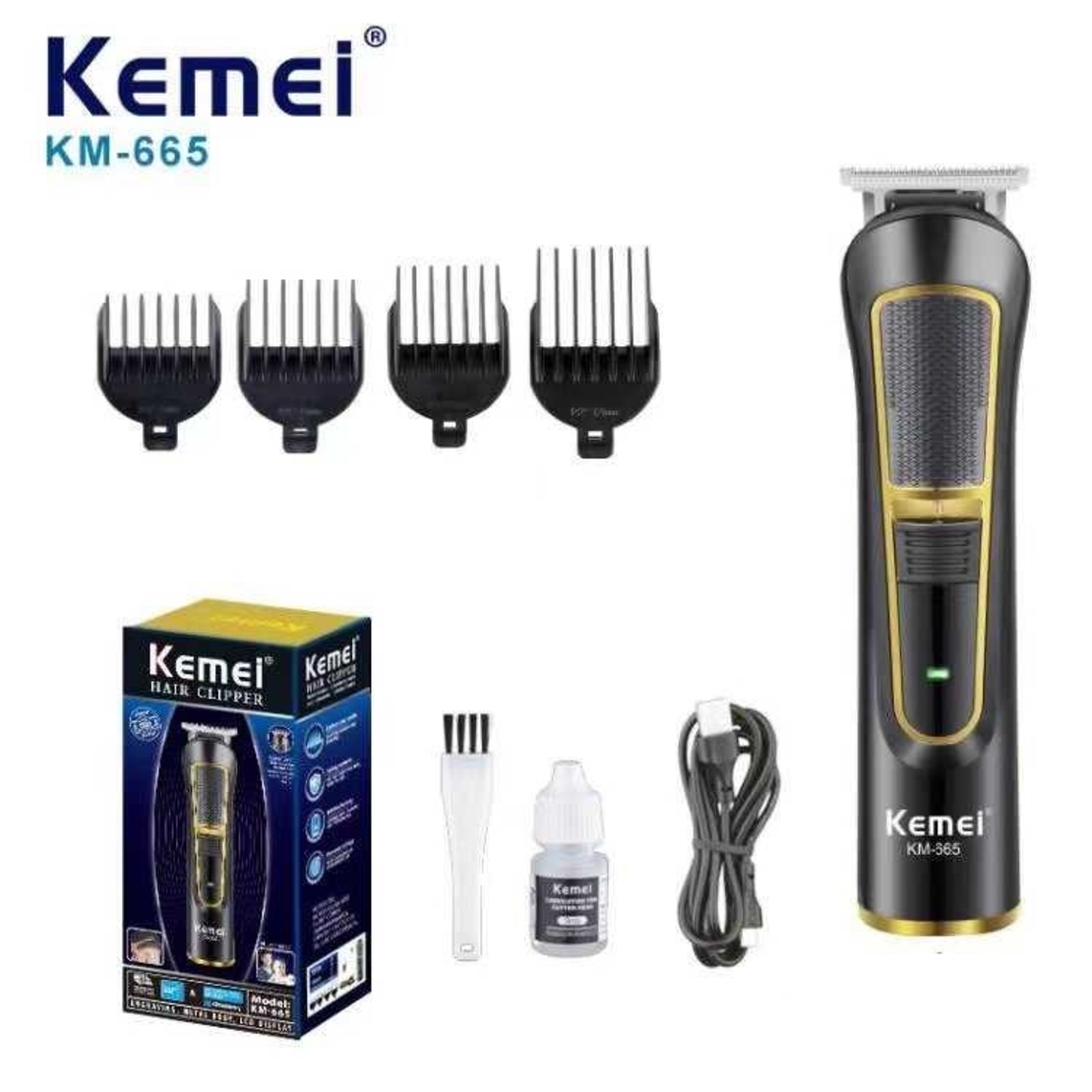 Машинка за подстригване - KM-665 - Kemei