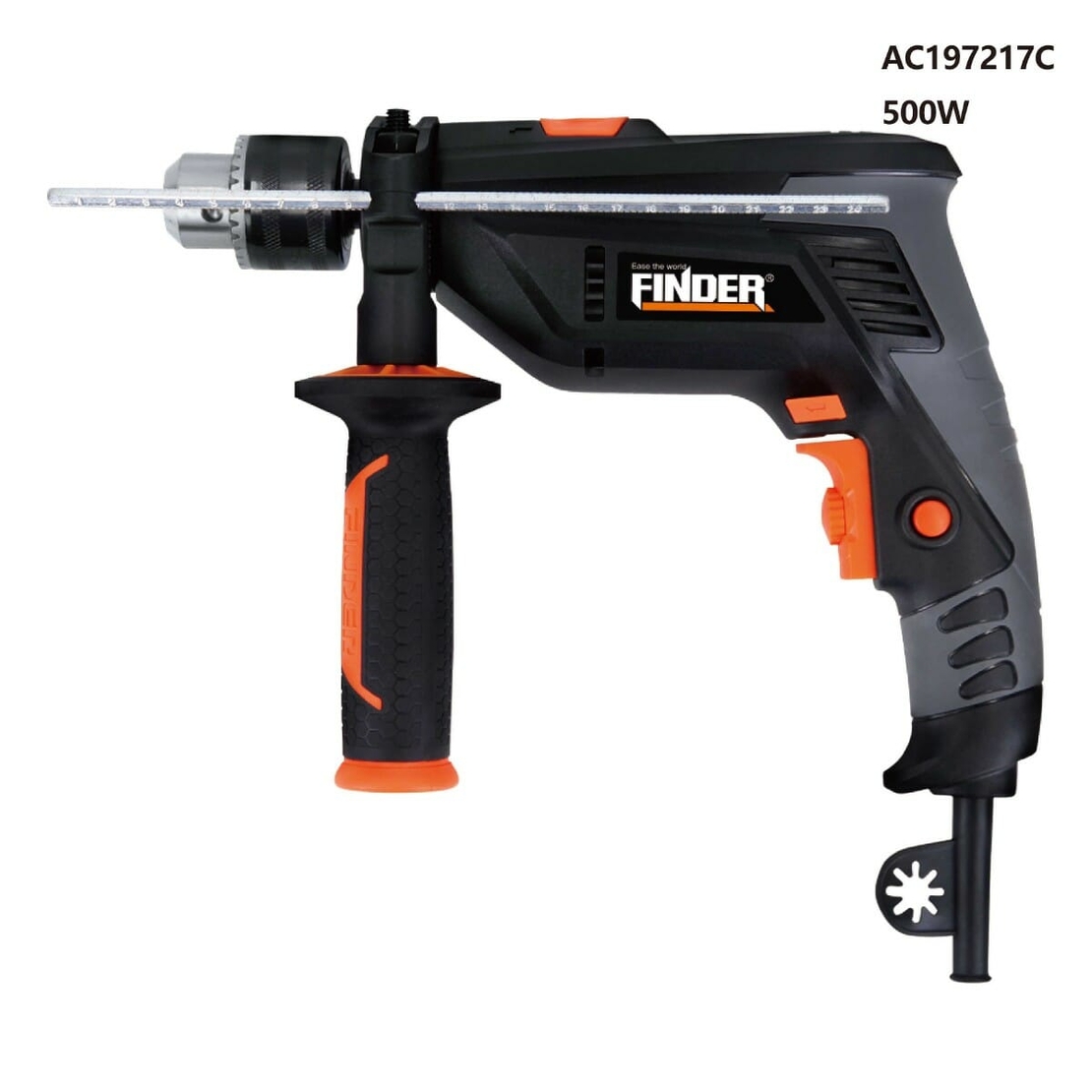 Електрическа бормашина - 500W - Finder - 197217