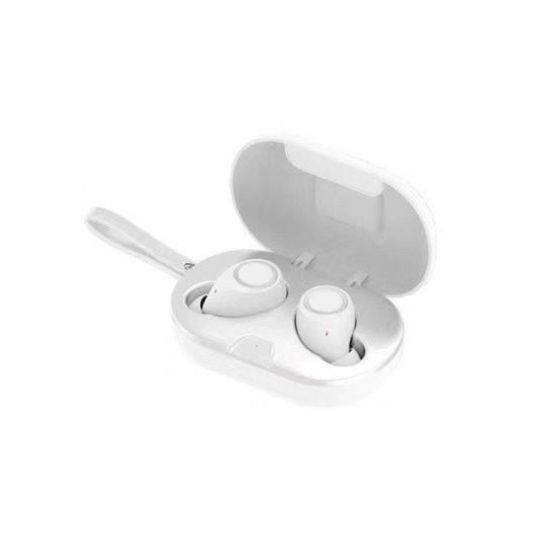Безжични слушалки с калъф за зареждане - Bluetooth - TWS -M8 - 881186 - Бели