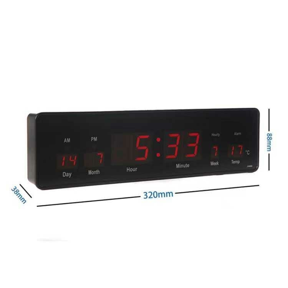 Електронен дигитален часовник LED - JH808 - 676210
