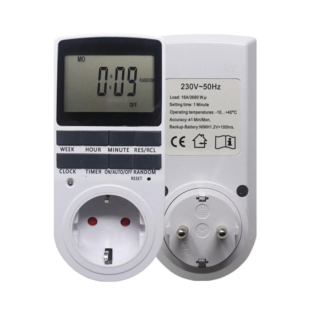 Цифров тахмер, контакт - Шуко- TM-04BXS - 068431