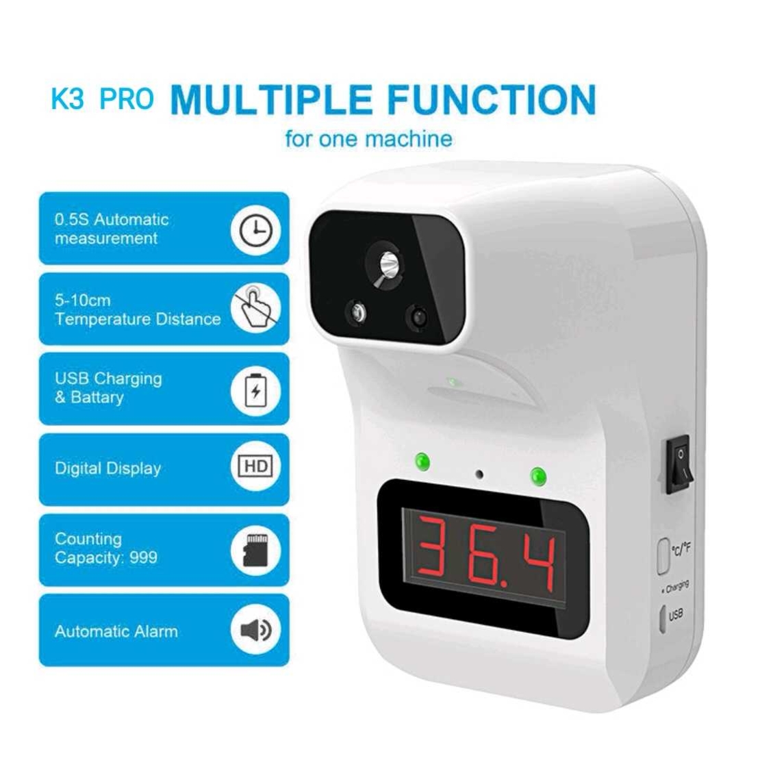 Стационарен термометър - K3 Pro - 882207