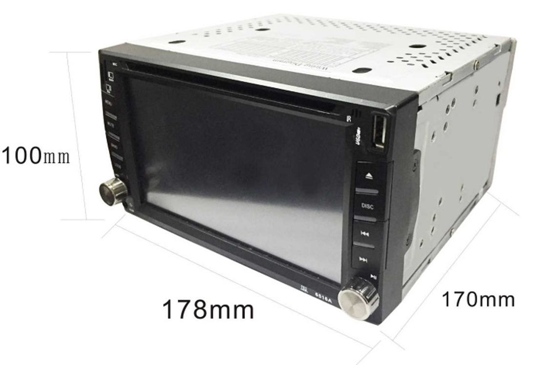 2DIN АУДИО СИСТЕМА ЗА АВТОМОБИЛ-6.2 ”-CTC-6606-000354