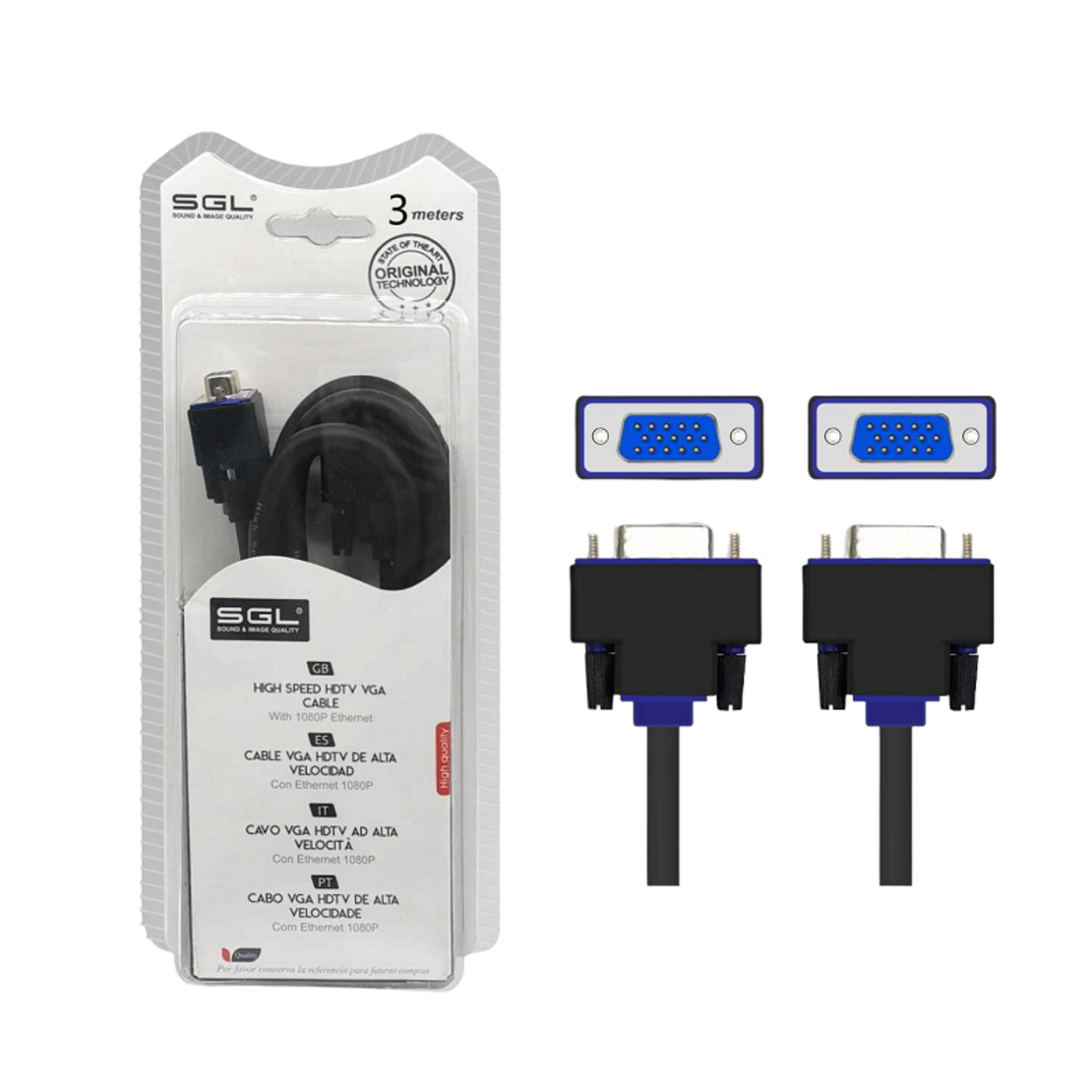 VGA кабел - A550CC - женски/женски - 3 м - 095806