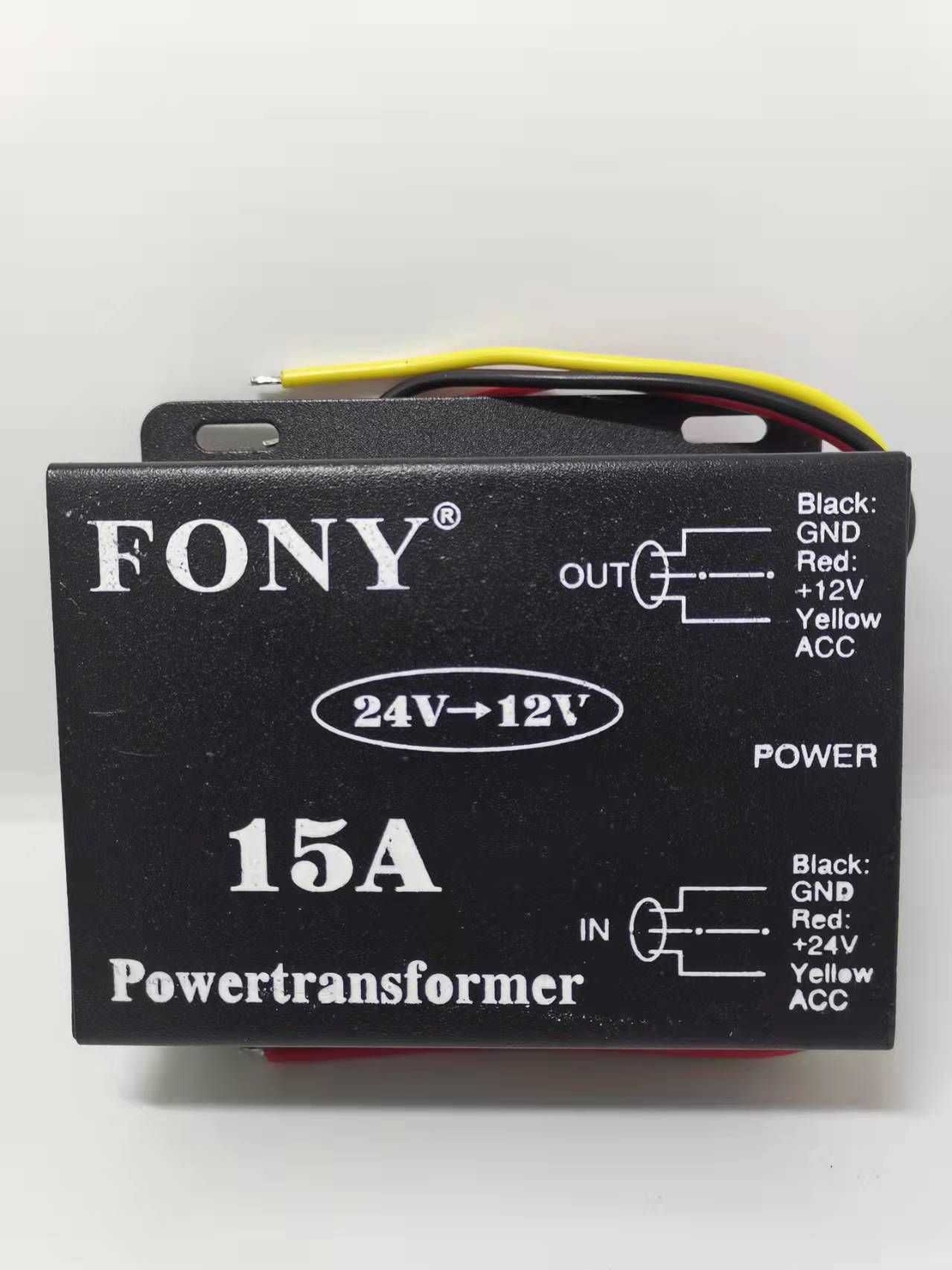 Преобразувател за превозно средство - 24V - 12V - 15A - 000477