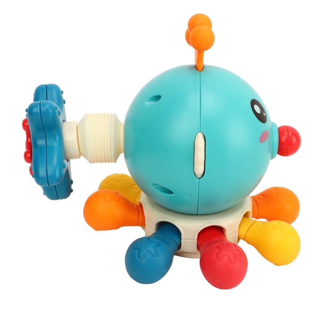 Бебешка интерактивна играчка - Октопод - 6033 - 161114 - Blue