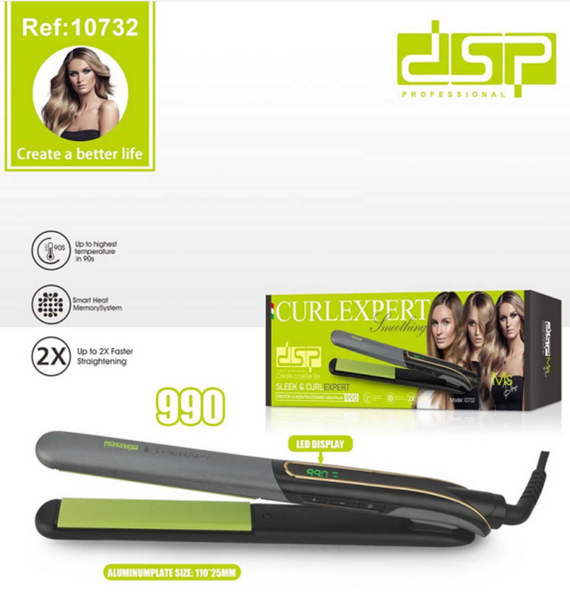 Преса за коса - 10732 - DSP - 615778