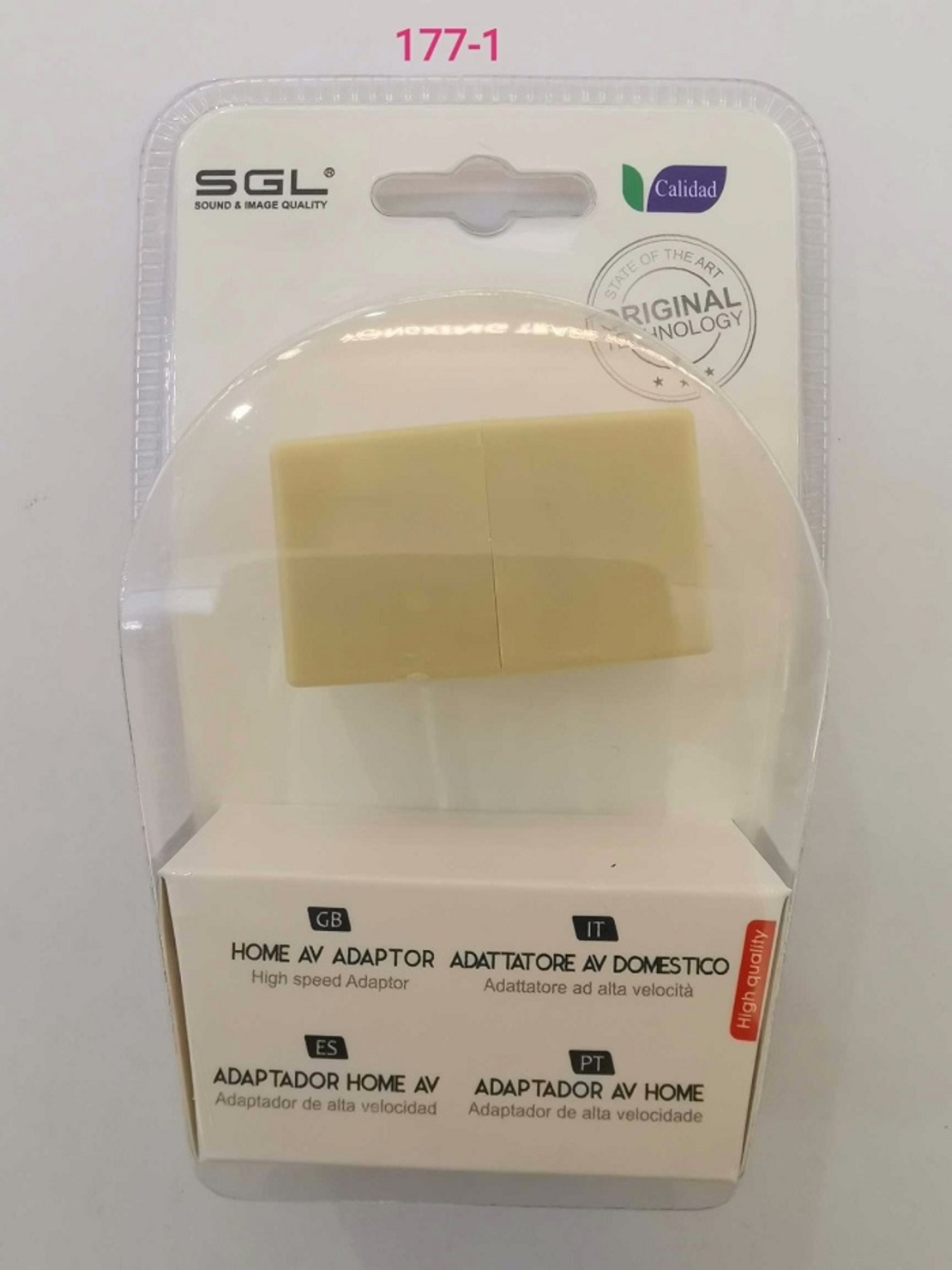 Гнездо за мрежов кабел RJ45 - UTP F-F - 177-1 - 674889