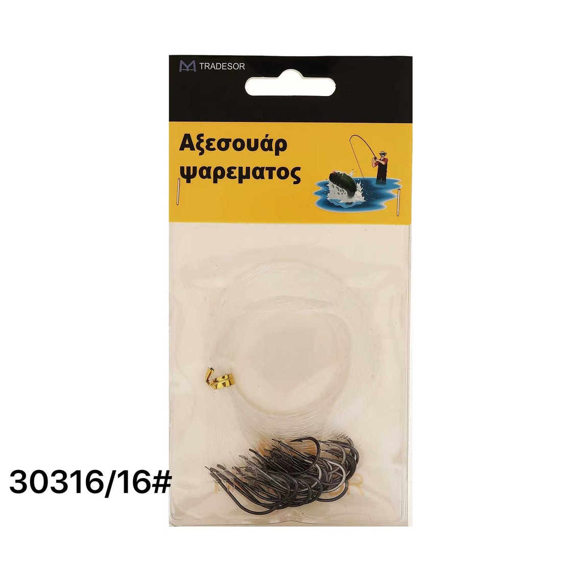 Риболовни куки с повод- 16'' - 30316