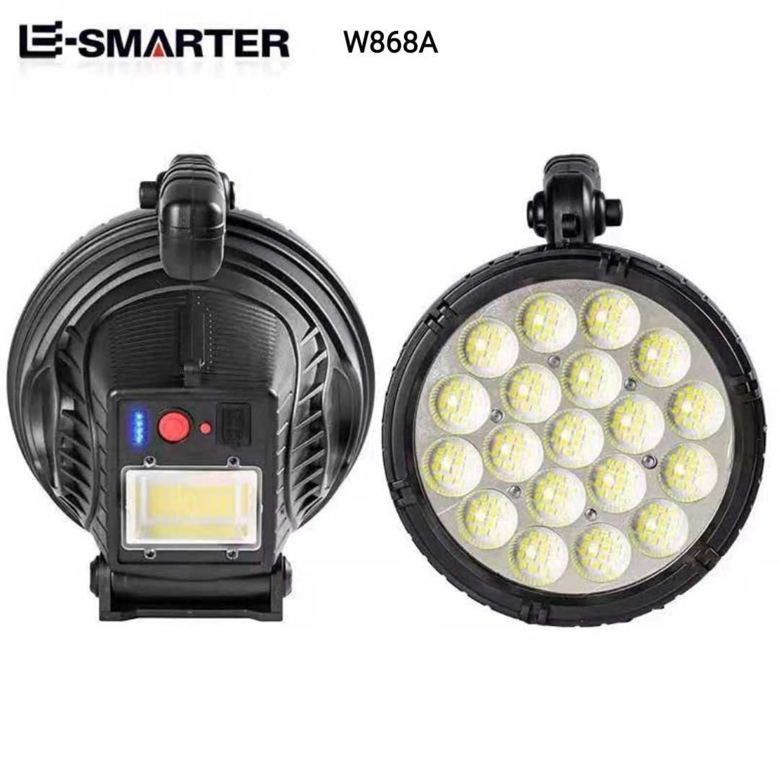 Акумулаторна LED леща - 3 цвята - 4.2V - W868A - 326036