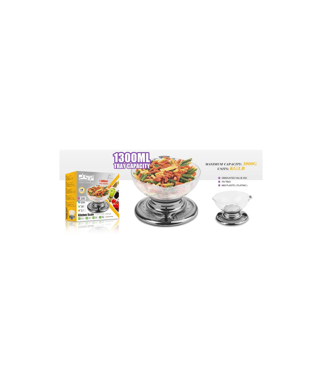 Аналогова кухненска везна - KD7032 - DSP - 615440