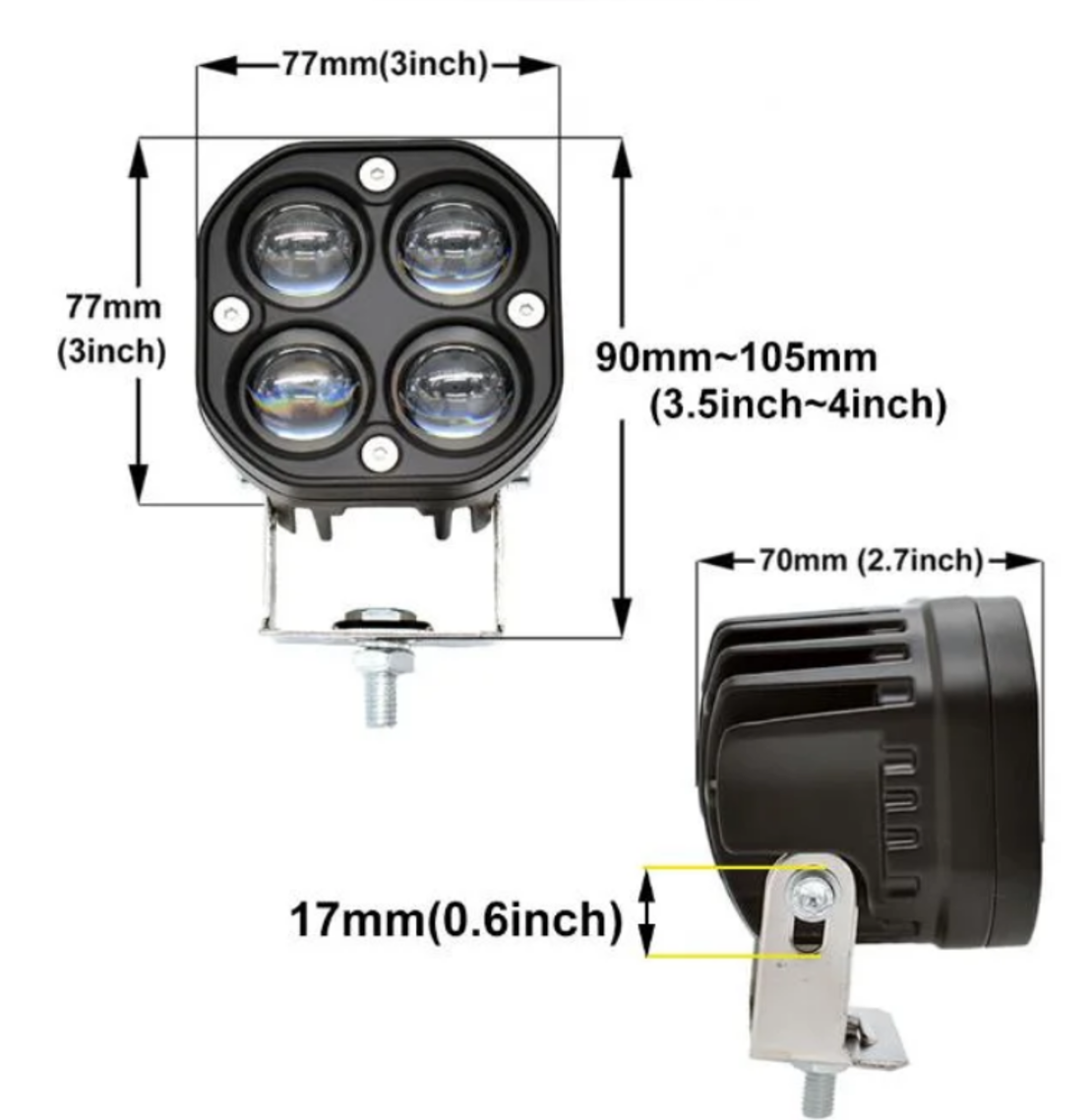 Автомобилен LED фар- R -D12603 -A1 - 110047