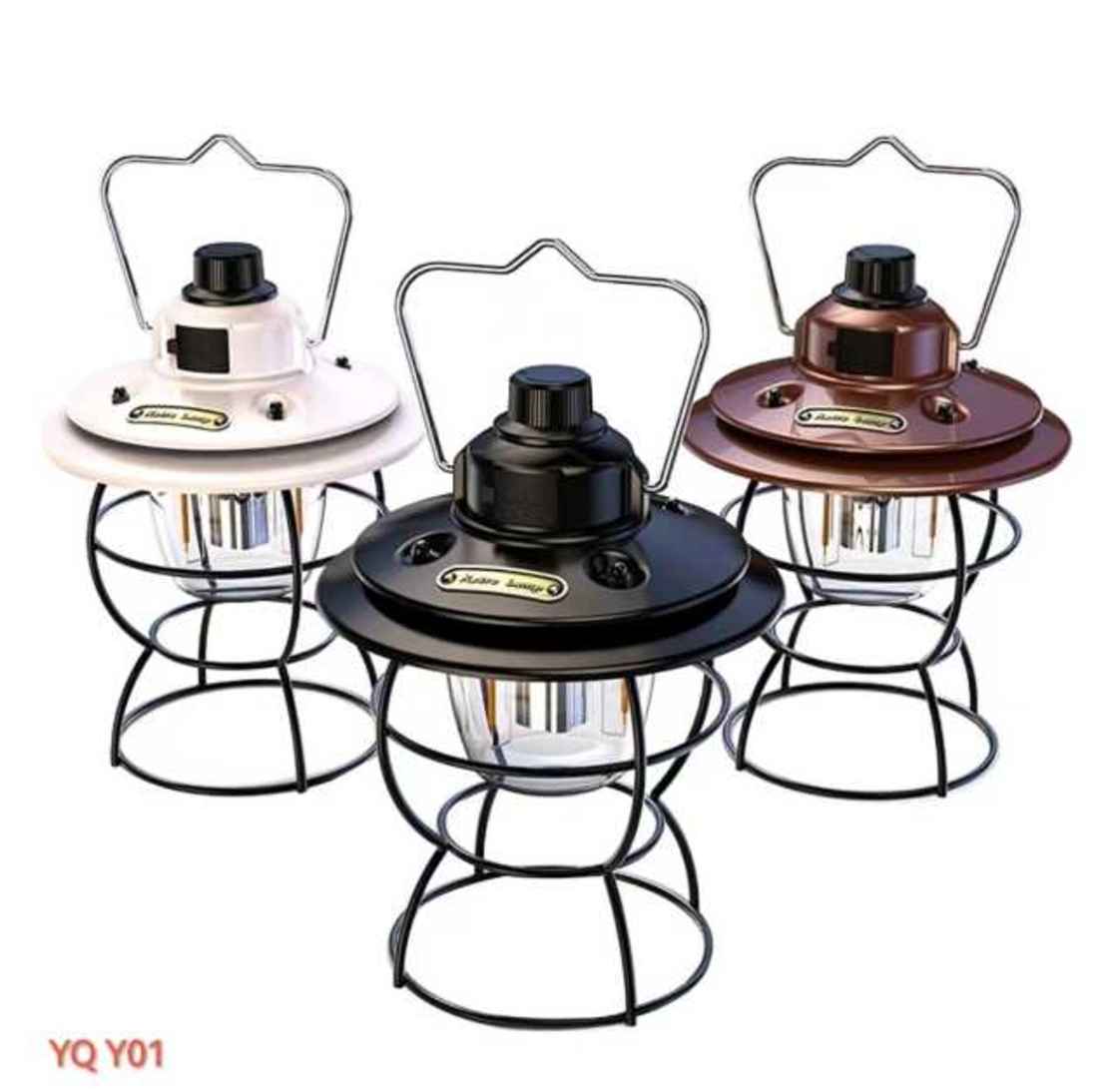 Акумулаторен LED фенер - XQ-Y01 - 182929 - Black