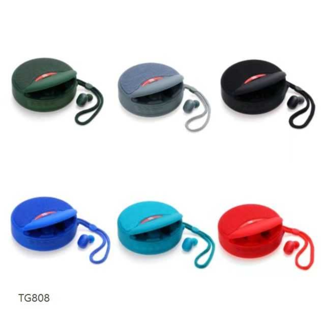 Безжична Bluetooth тонколонка със слушалки- TG-808 - 883808 - Черна