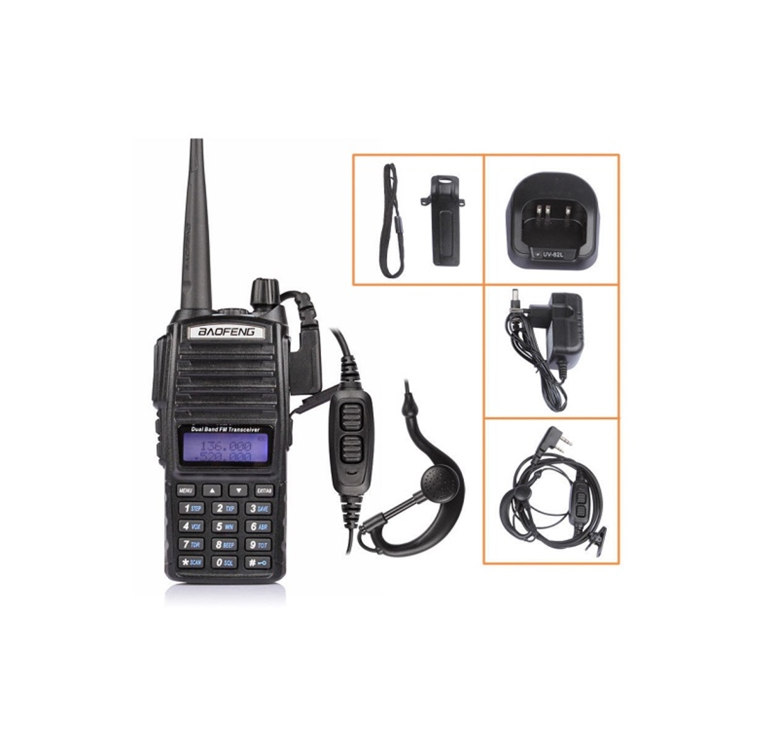 Преносима радиостанция – UHF/VHF – 5W – UV82 – Baofeng – 463082