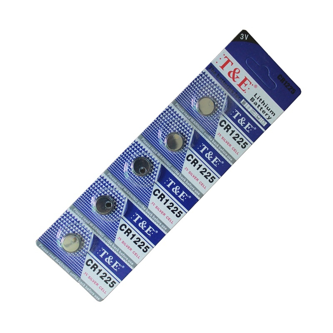 Литиеви батерии - CR1225 - 3V - 5 бр. - 012251