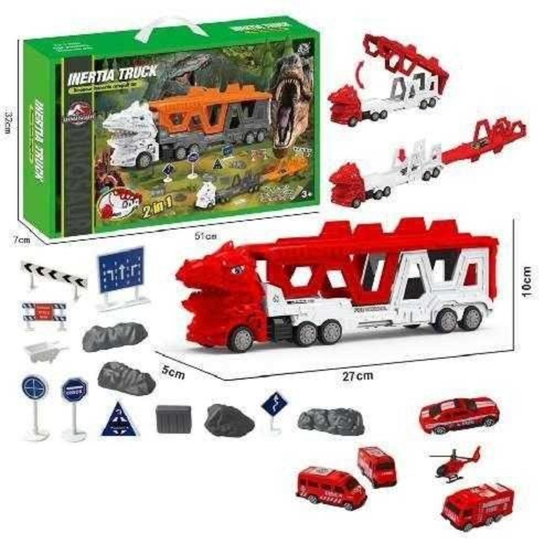 Игрален комплект- Автовоз Динозавър - 717 -B - 345312