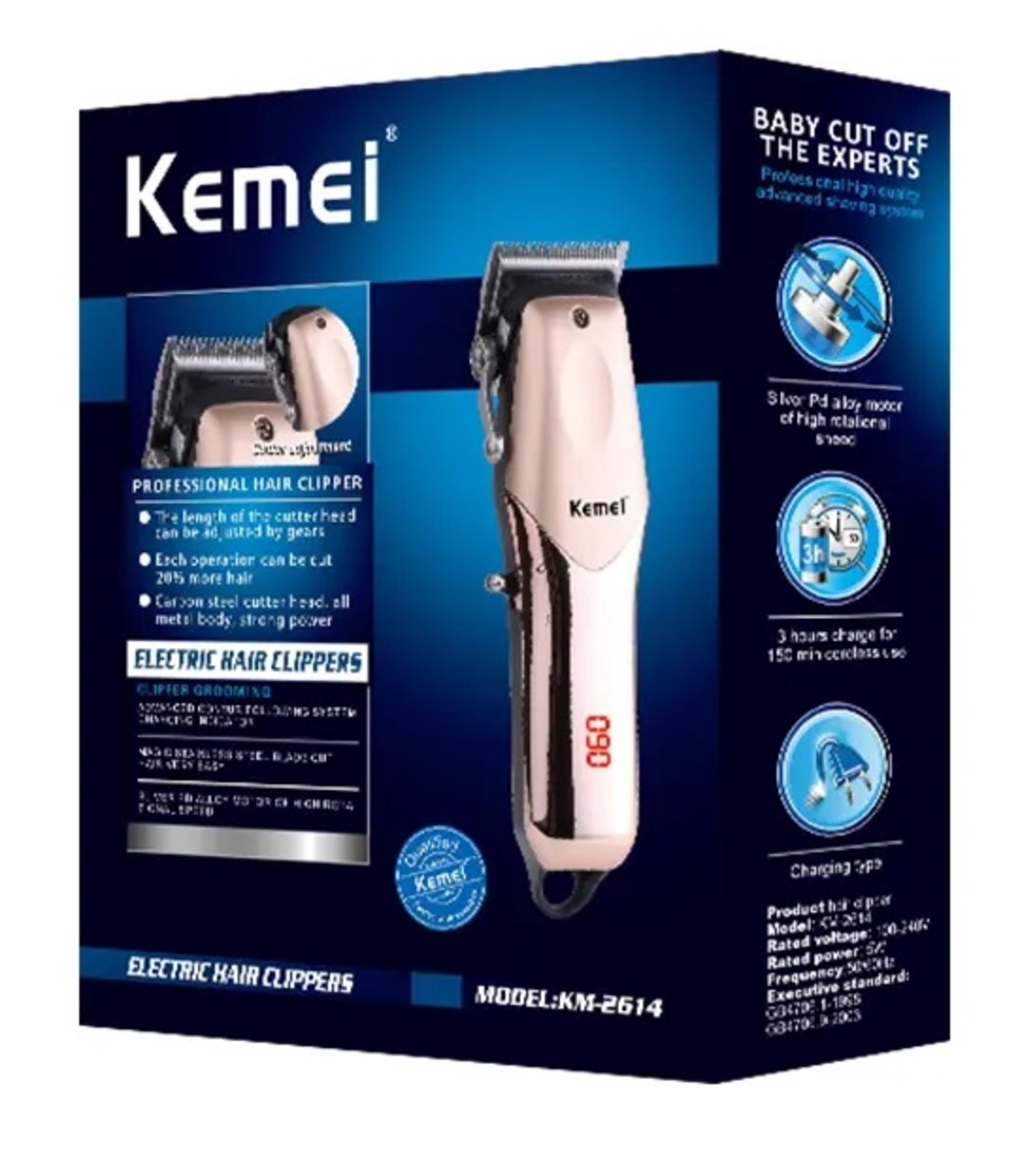 Машинка за подстригване - KM-2614 - Kemei