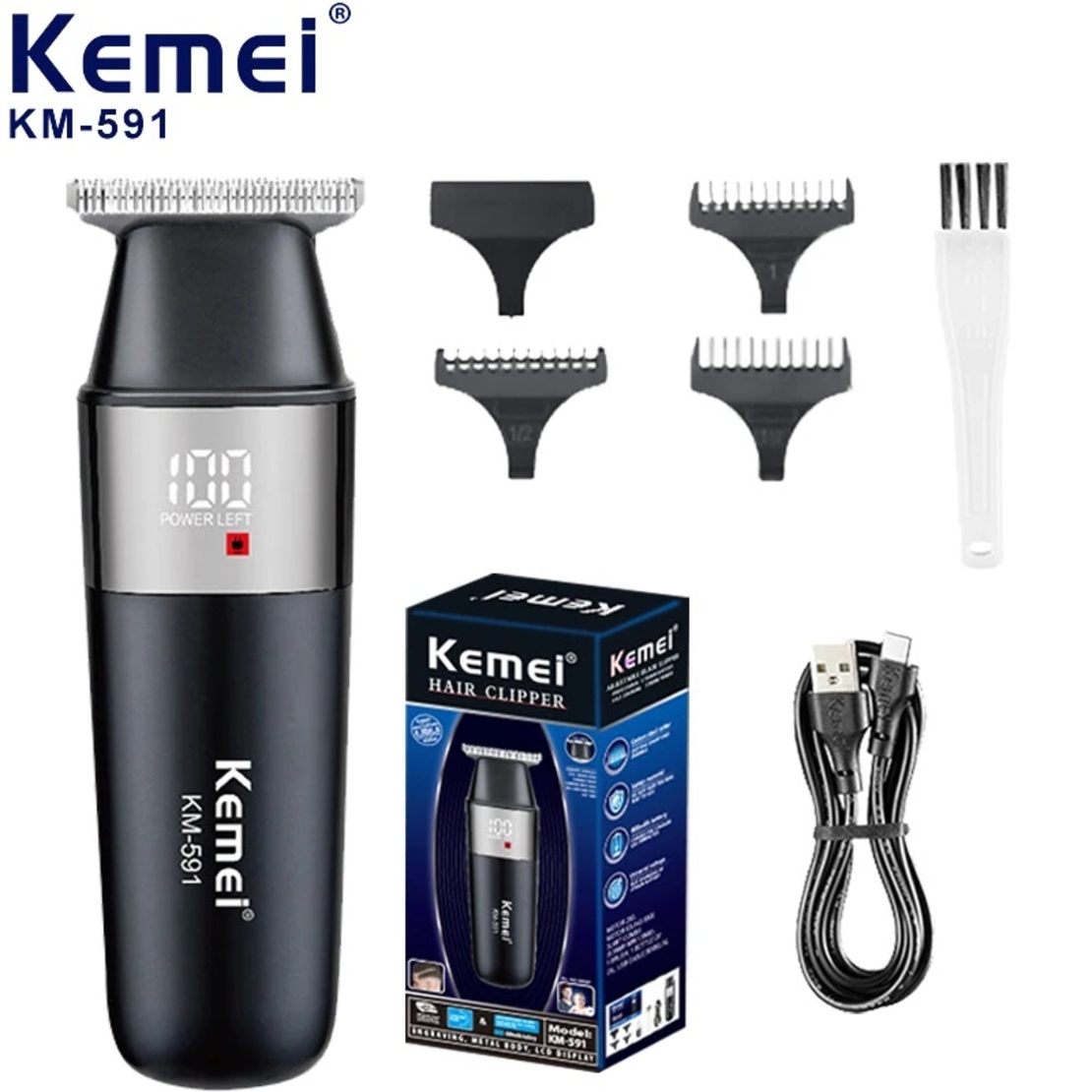 Машинка за подстригване - KM-591 - Kemei