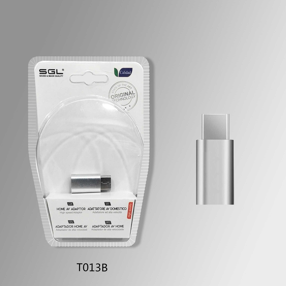 Адаптер тип C-Micro USB - T013B - 202004