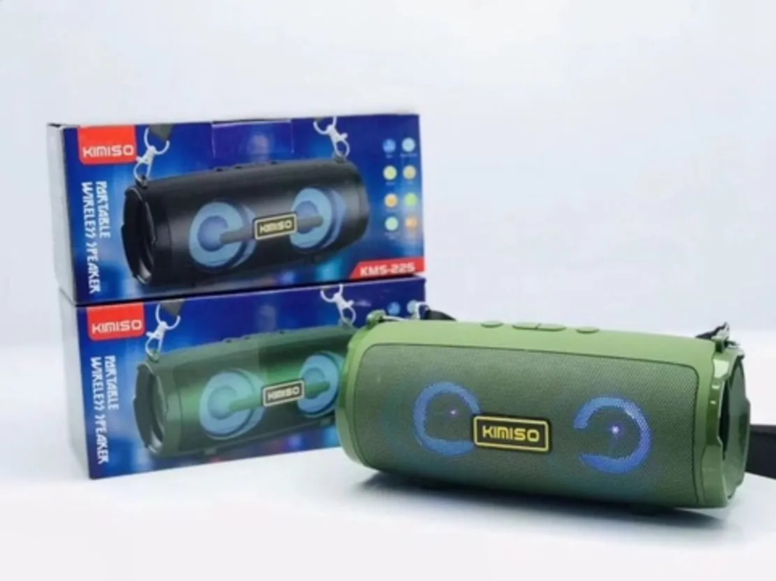 Безжична Bluetooth тонколона - KMS-225 - 881865 - Зелена