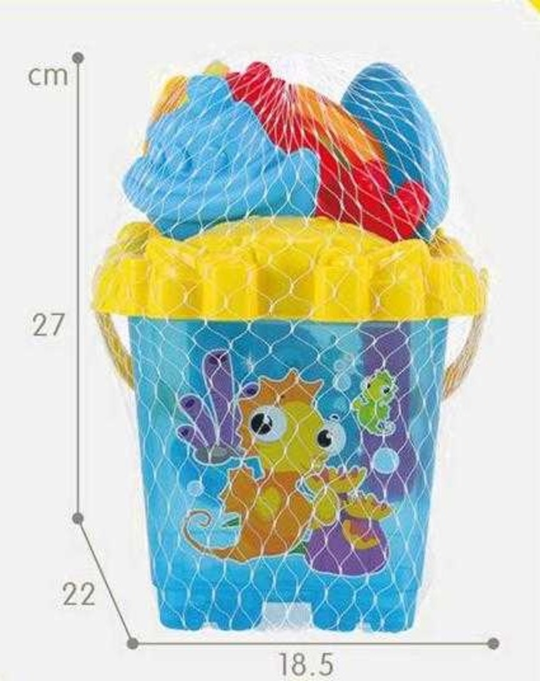 Комплект цветни плажни играчки - 957 - 305120