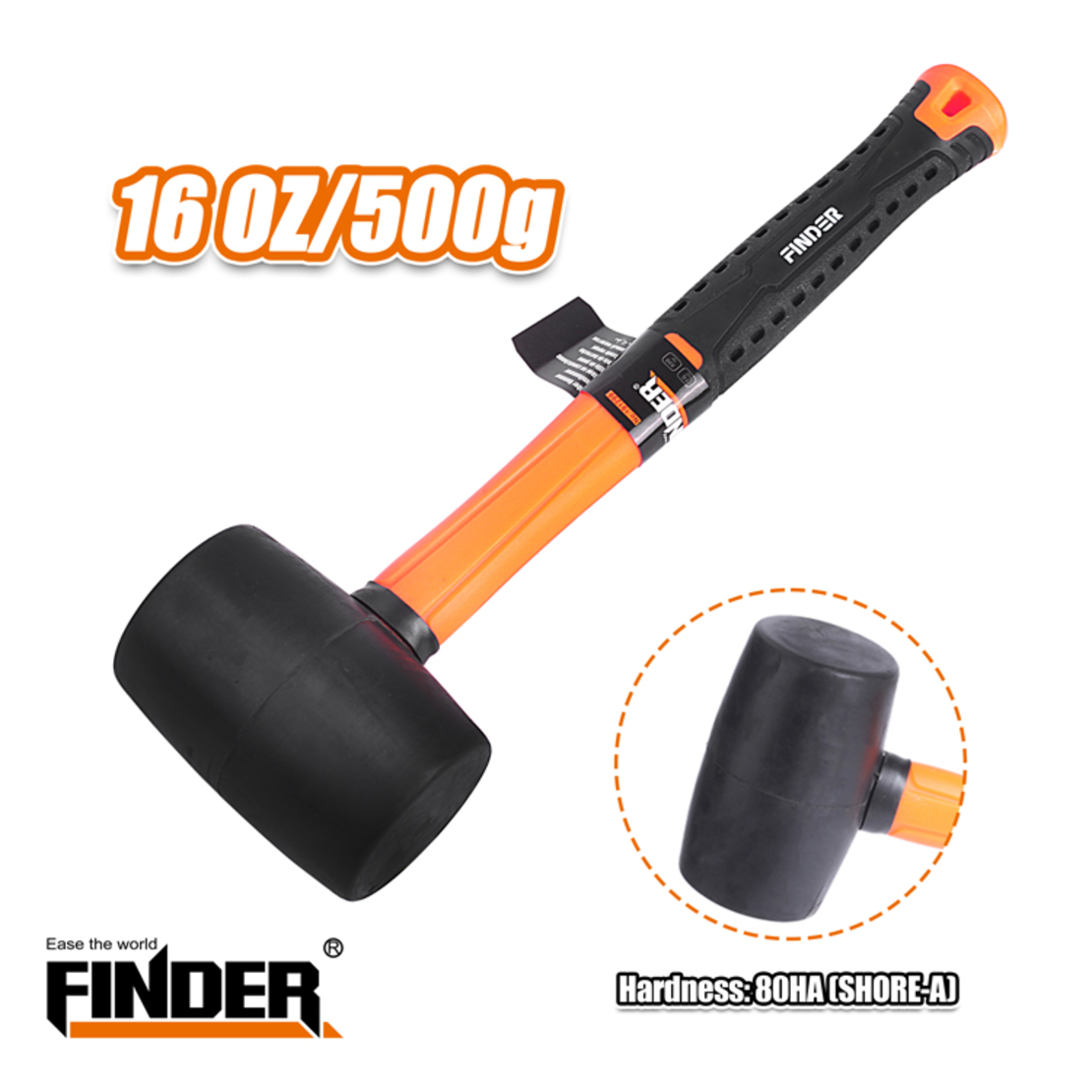 Гумен чук - 450g - Finder - 191299