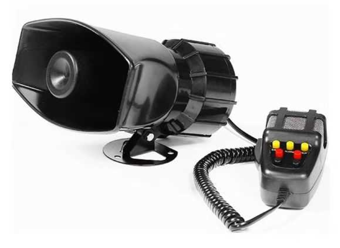 Универсален високоговорител със сирена- 12V - 7Tones - 100W - 403534