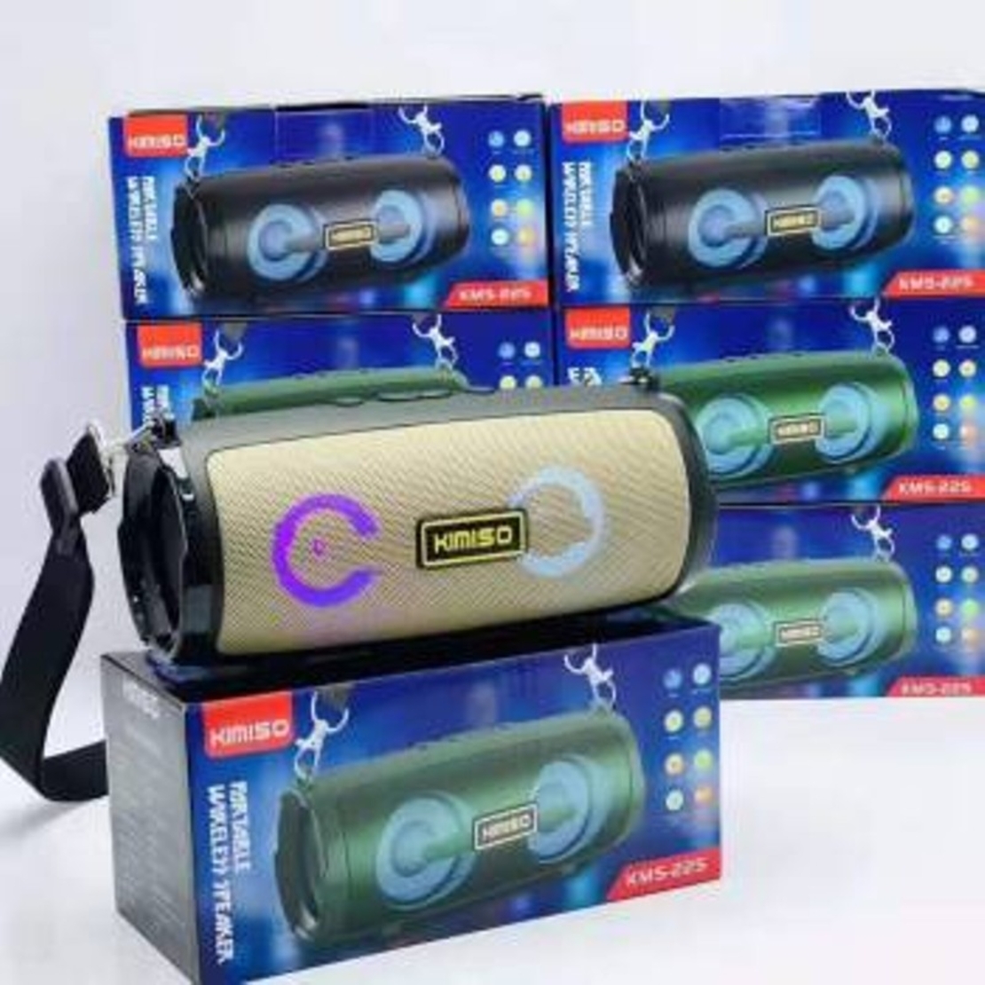 Безжична Bluetooth тонколона - KMS-225 - 881865 - Златиста