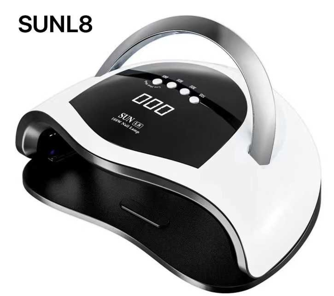Професионална UV / LED лампа за маникюр и педикюр- SUNL8 - 168W - 581856 - Бяла