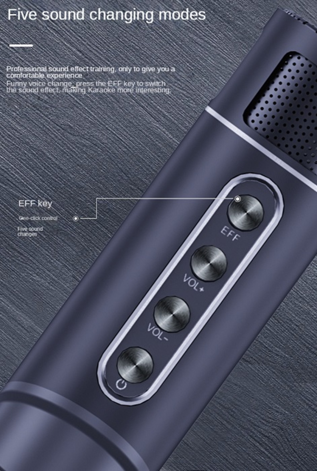 Безжична Bluetooth тонколонка с 2 микрофона караоке - YS215 - 887271 - Сребриста