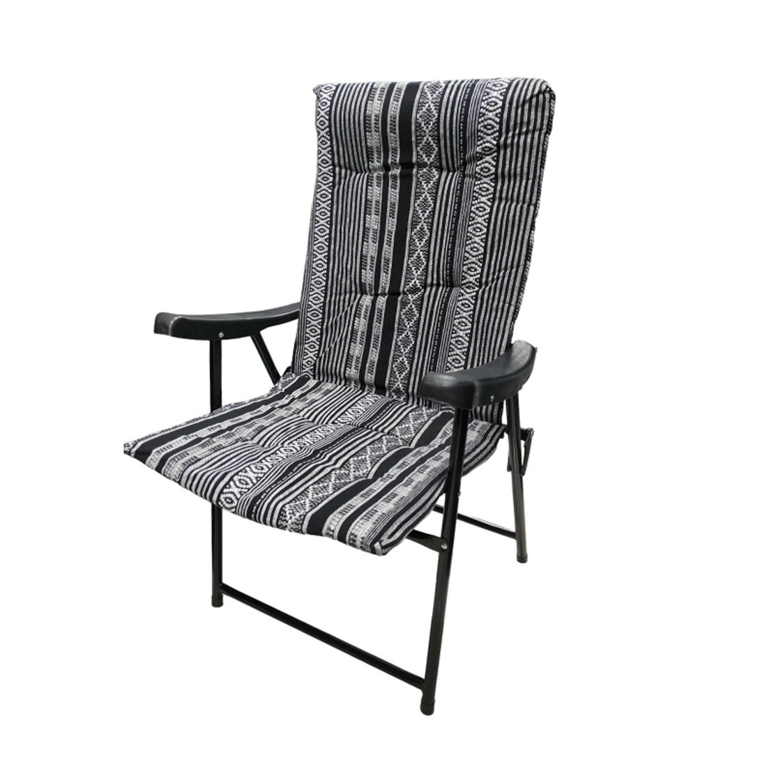 Сгъваем къмпинг стол - 1297-50 - 100014 - Black/White