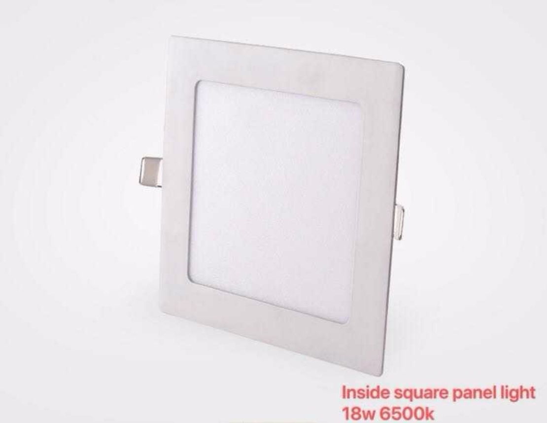 LED лампа - квадратен панел - 18W - 6500K - 539324