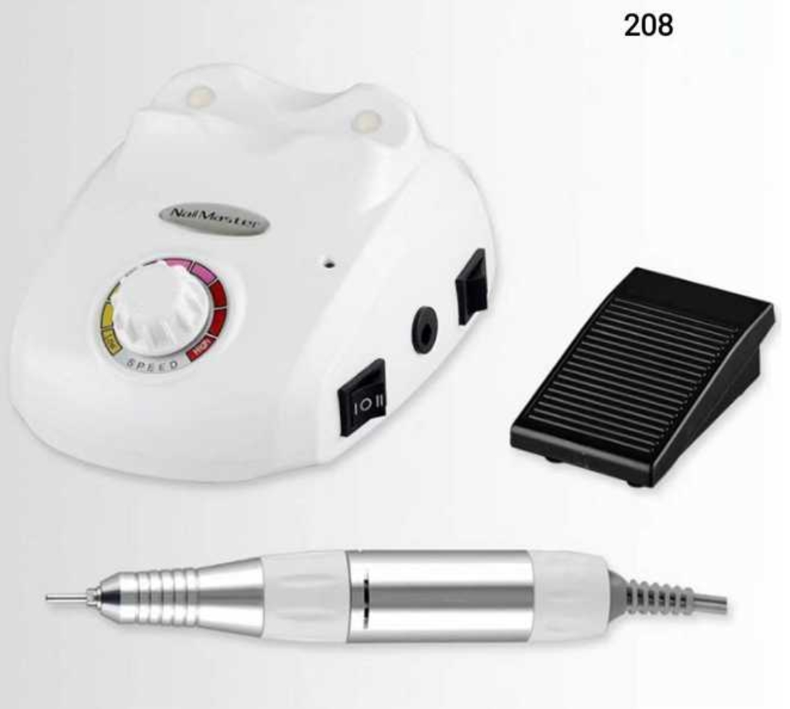 Електрическа пила за маникюр и педикюр - DM-208 - 15W - 631019 -Бяла