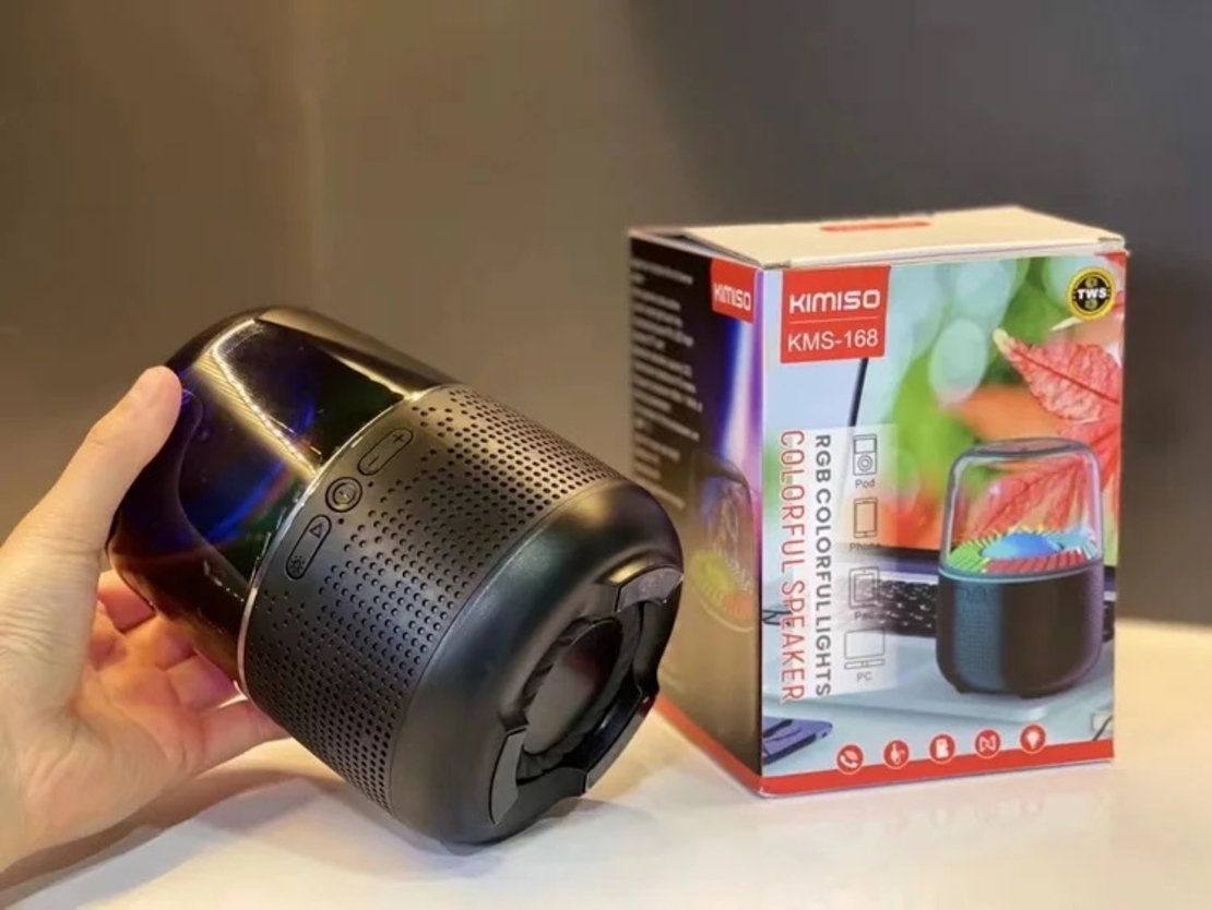 Безжична Bluetooth тонколона - KMS-168 - LED RGB - 885529