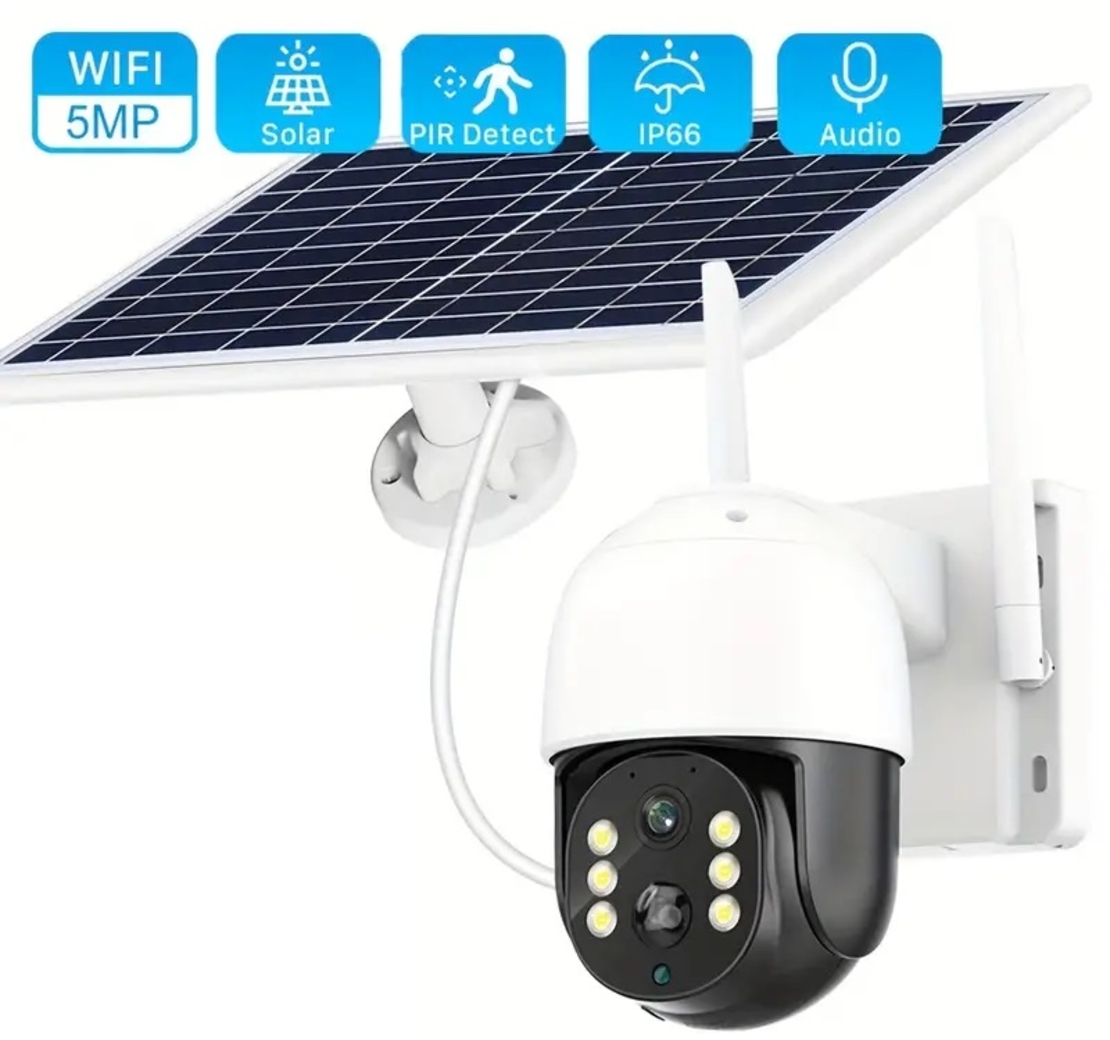 IP охранителна камера със соларно захранване – Wi-Fi - ISCEE - 310821