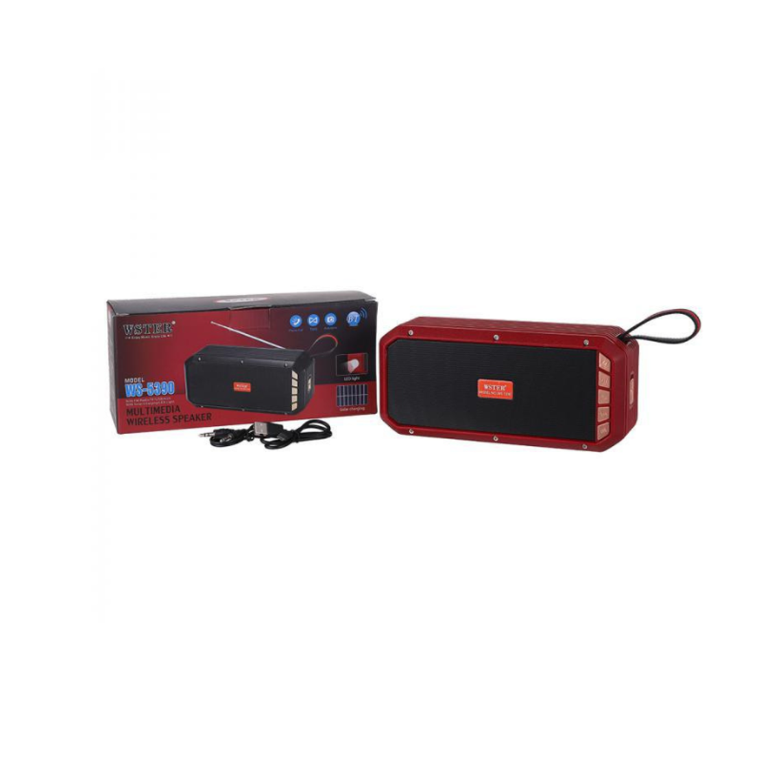 Безжична Bluetooth тонколона - WS5390 - 881582 - Червена