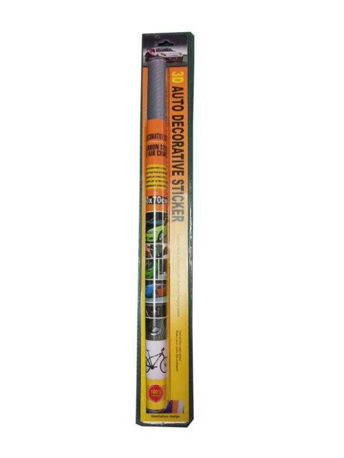 Карбонови стикери за кола - 70х50см - 239447