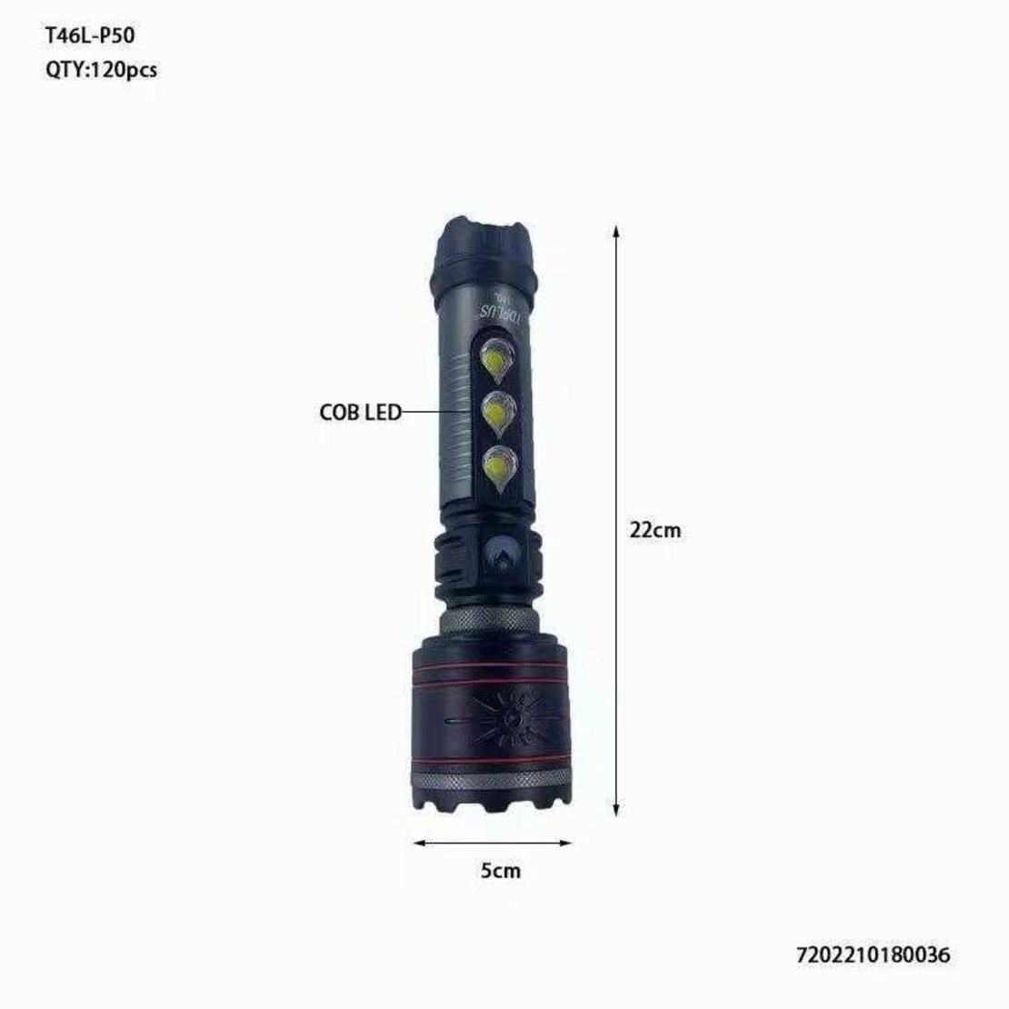 Акумулаторен LED фенер - T46L-P50 - 180036