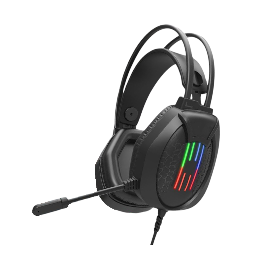 Кабелни слушалки за игри с цветно LED осветление - G10 - Weibo - 655266