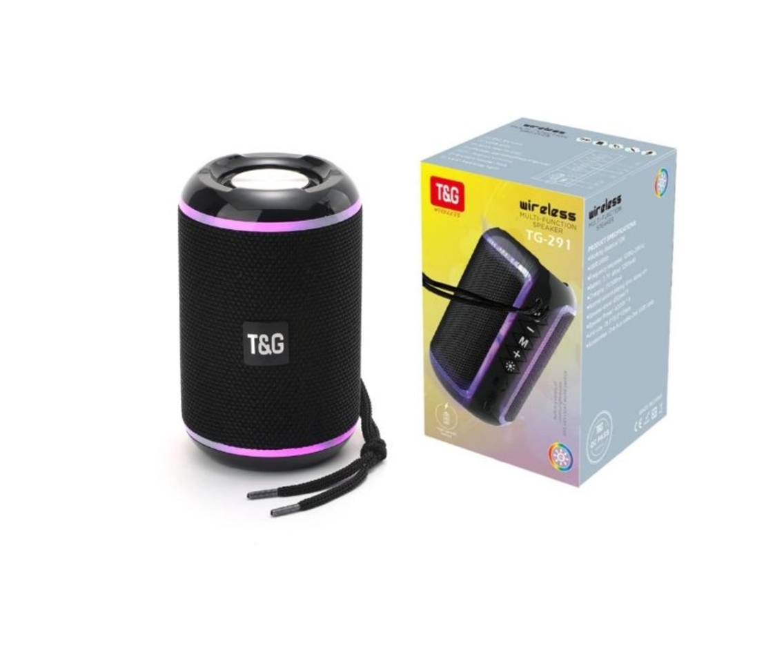 Безжична Bluetooth тонколона - TG-291 - 883839 - Черна