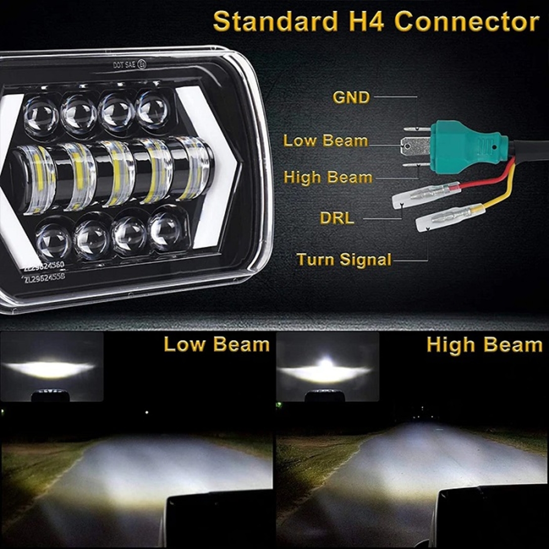 Автомобилен LED фар- RD12302-04 - 110072