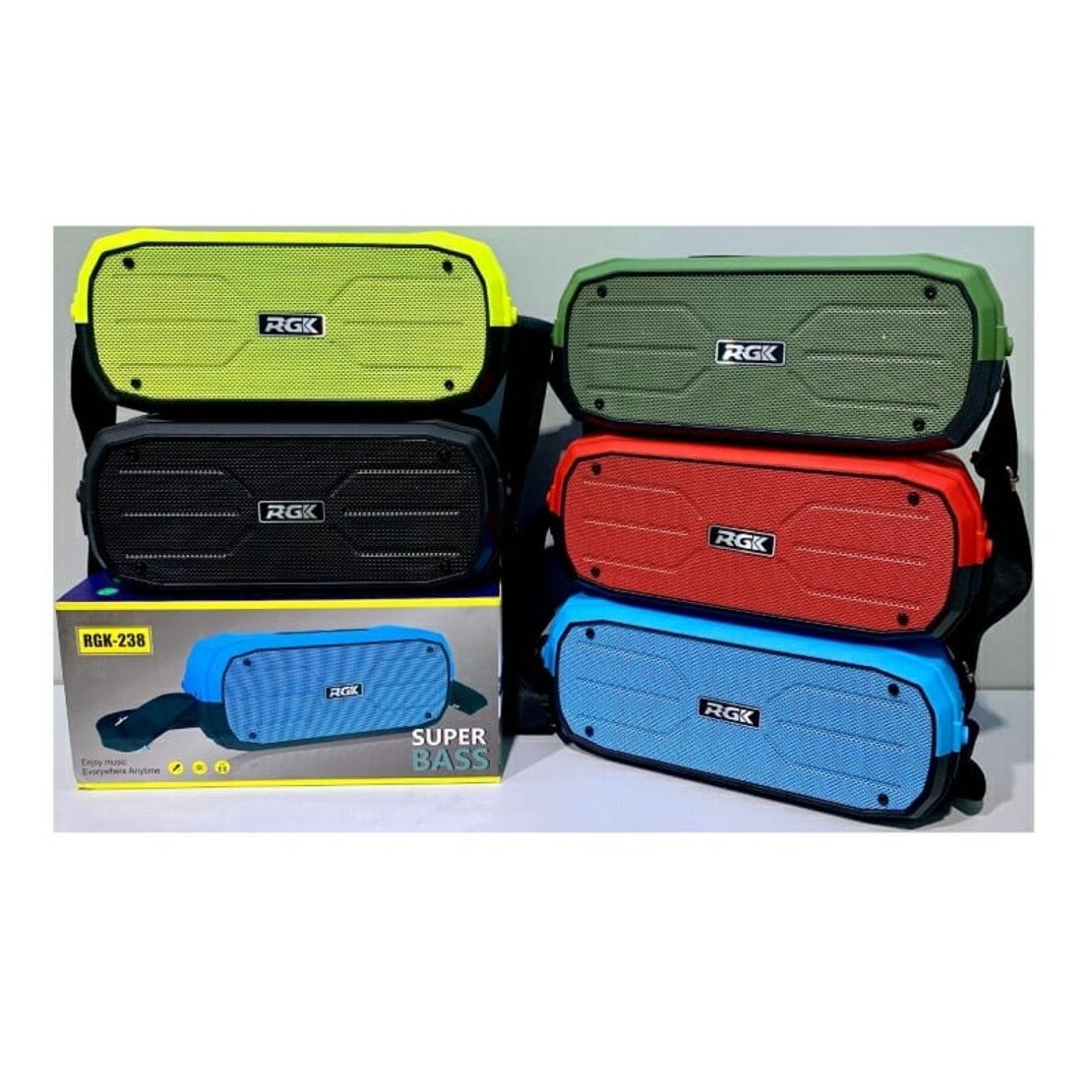 Безжична Bluetooth тонколона - RGK-238 - 883792 - Жълта