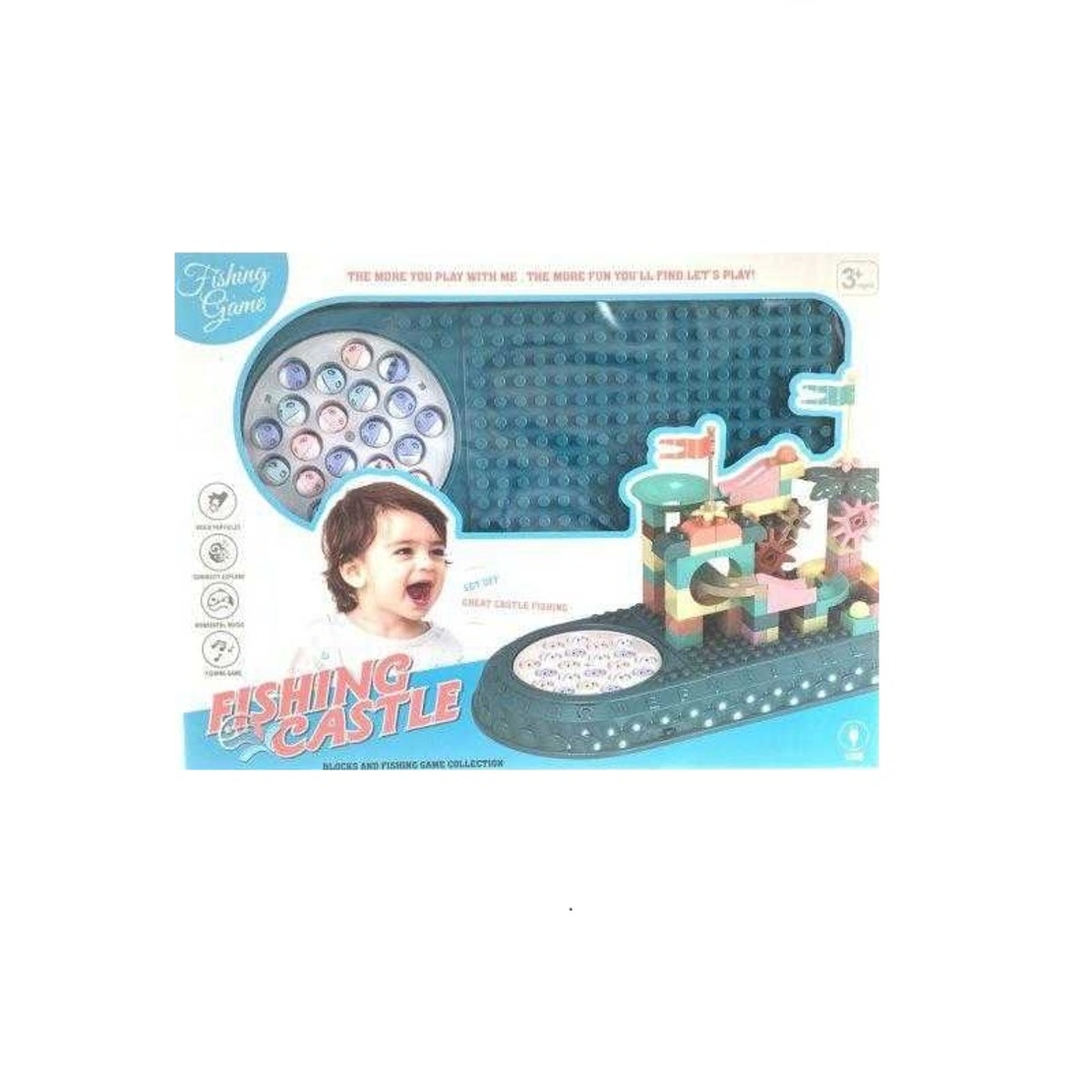 Игрален комплект за конструиране - Риболовен замък – 8001 – 221798